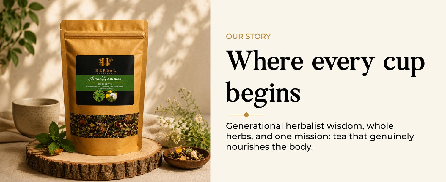 A+ content module headed Where every cup begins, with the product on a wooden board